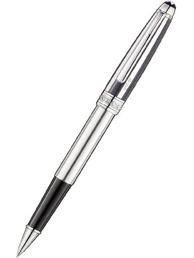 Montblanc Silver Fiber Guilloche Classic Rollerball MB35999 - Kamal Watch Company