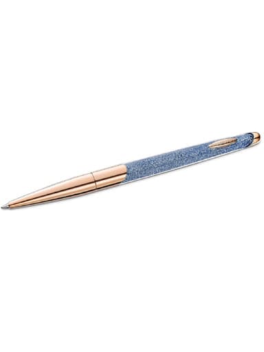 SWAROVSKI Crystalline Nova Anniversary ballpoint pen Blue, Rose gold-tone plated 5534317 - Kamal Watch Company