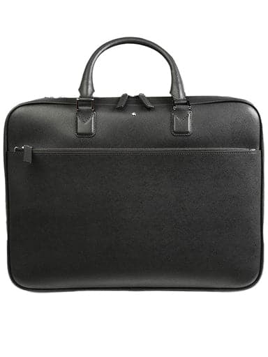 Montblanc Meisterstuck Black All Leather Business Travel Document Case MB116322 - Kamal Watch Company