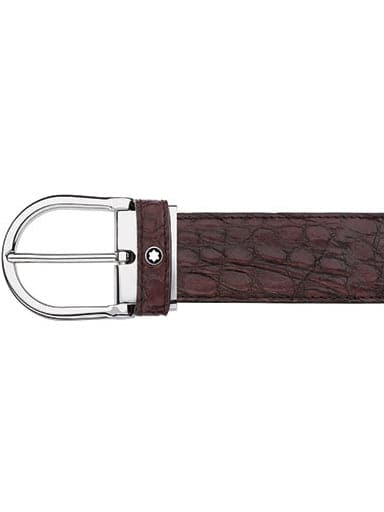 Montblanc Classic Line Leather Belt MB116699 - Kamal Watch Company