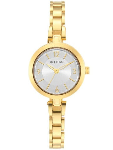 TITAN Lagan Silver Dial Metal Strap Watch 2598YM04 - Kamal Watch Company