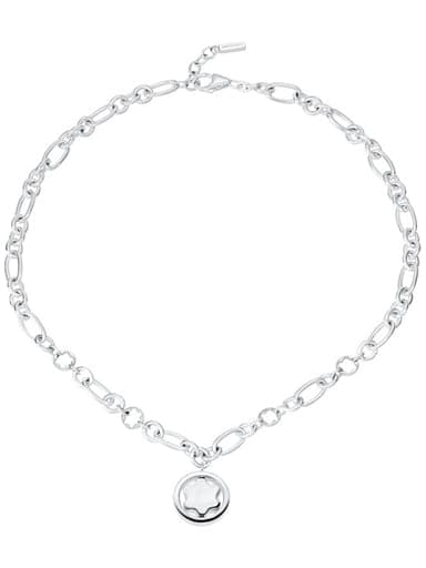 MONTBLANC Silver pendant MB36644 with mother-of-pearl MB36644 - Kamal Watch Company
