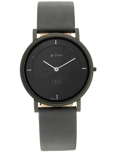 Titan Edge Ultra Slim Black Dial Men's Watch NN1595NL04 - Kamal Watch Company