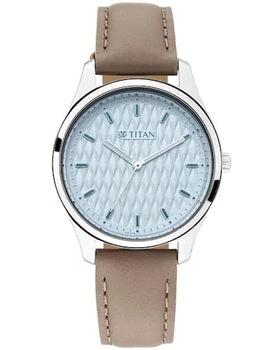 Titan Work Wear Analog Blue Dial Women's Watch NN2639SL05 - Kamal Watch Company
