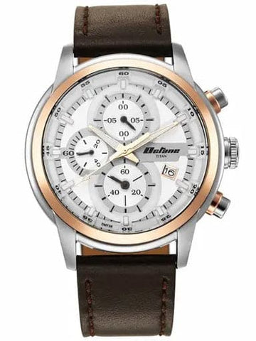 Titan Mens Analogue Leather Watch  90086KL02 - Kamal Watch Company