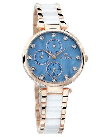Titan Ceramics Multifunction Watches for Women NL95062WD03 - Kamal Watch Company