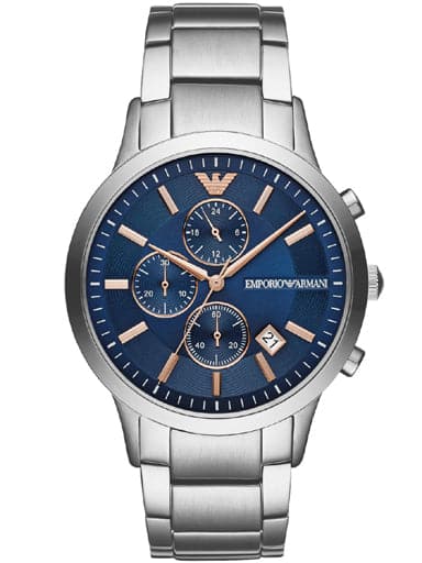 Emporio Armani Chronograph Stainless Steel Watch AR11458I - Kamal Watch Company