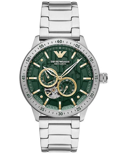 Emporio Armani Automatic Stainless Steel Watch AR60053 - Kamal Watch Company