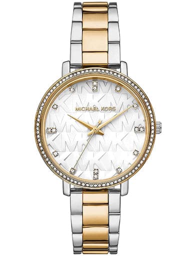 Michael Kors Pyper Three-Hand Two-Tone Alloy Watch MK4595I - Kamal Watch Company