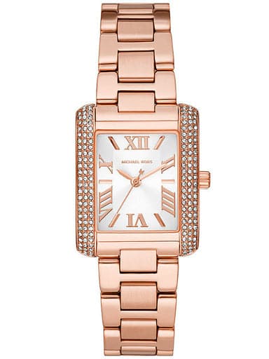 Michael Kors Emery Three-Hand Rose Gold-Tone Stainless Steel Watch MK4641I - Kamal Watch Company