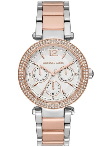 Michael Kors Women's Parker Multifunction Two-Tone Stainless Steel Watch MK6301I - Kamal Watch Company
