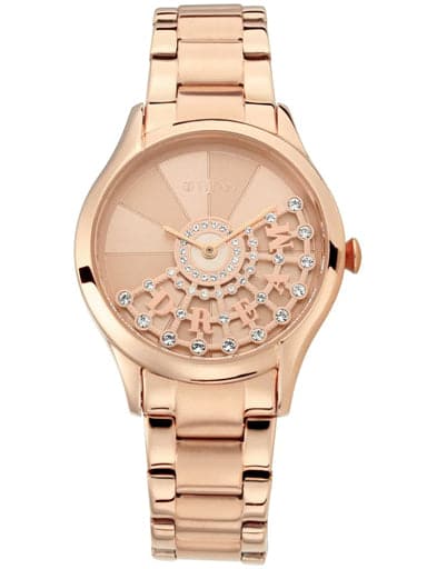 Titan Dream With Rosegold Dial Stainless Steel Strap Watch Nn95111Wm01