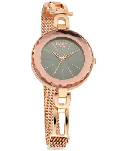 Titan Illume From Raga Facets Sunray Black Dial Women's Watch NP95122WM01 - Kamal Watch Company