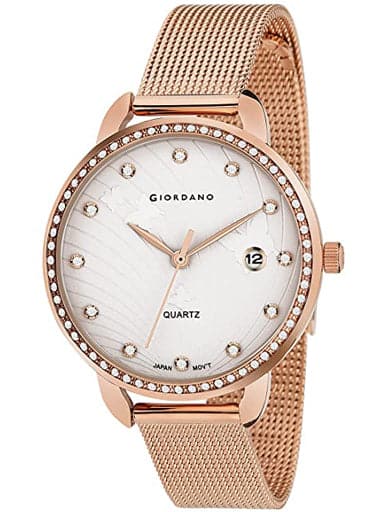 Giordano Analog White Dial Women's Watch R4002-33 - Kamal Watch Company