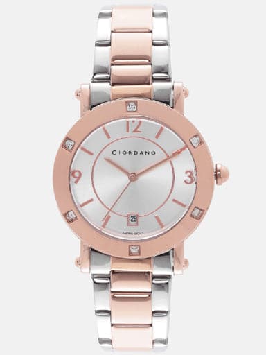 Giordano Analogue Silver Dial Women's Watch 2969-44 - Kamal Watch Company