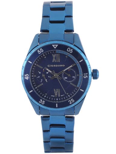 Giordano Multi Function Blue Dial Women's Watch 2964-44 - Kamal Watch Company