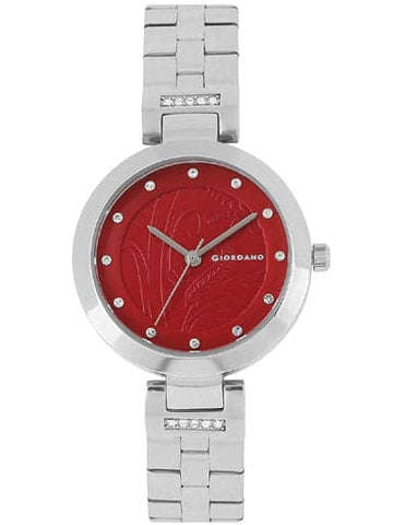 Giordano Analog Red Dial Women's Watch 2784-11 - Kamal Watch Company