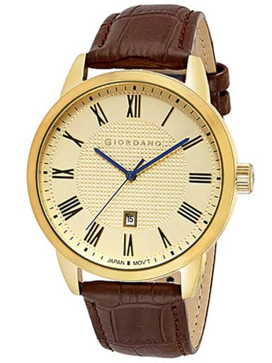 Giordano Analog Gold Dial Men's Watch 1945-04 - Kamal Watch Company