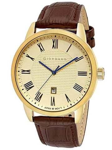 Giordano Analog Gold Dial Men's Watch 1945-04 - Kamal Watch Company
