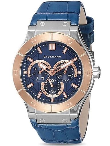 GIORDANO Men Navy Multifunction Analogue Watch 1776-05 - Kamal Watch Company