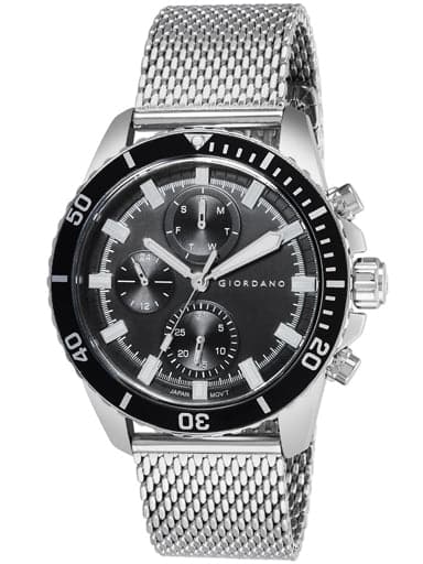 Giordano Multifunctional Black Dial Men's Watch 1949-11 - Kamal Watch Company
