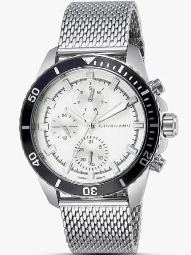 GIORDANO Analogue Watch with Metal Strap 1949-22 - Kamal Watch Company