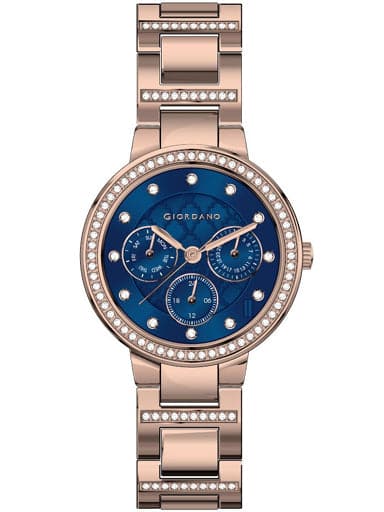 Giordano Multifunctional Blue Dial Women's Watch P2053-44 - Kamal Watch Company
