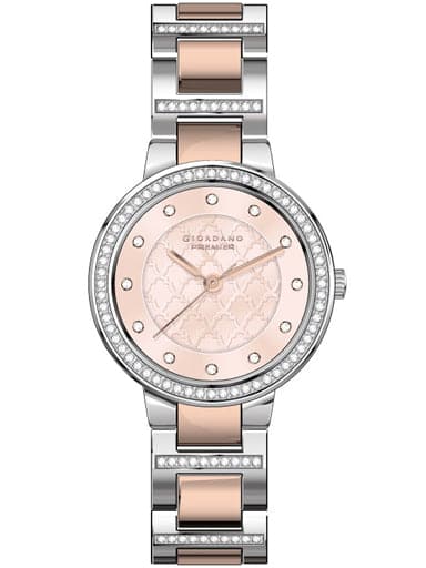 Giordano Analog Rose Gold Dial Women's Watch P2052-77 - Kamal Watch Company