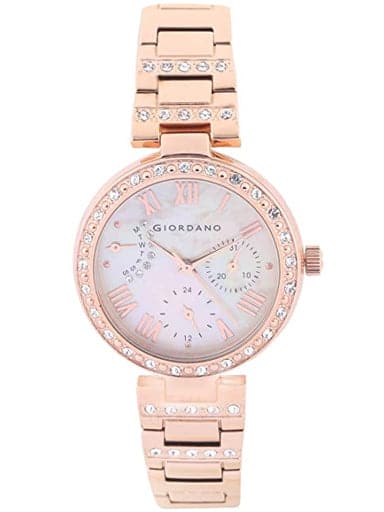 Giordano Analog Pink Dial Women's Watch 2959-55 - Kamal Watch Company