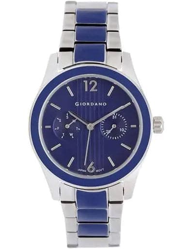 Giordano Womens Mother of Pearl Dial Metallic Multi Function Watch GD-2043-11 - Kamal Watch Company