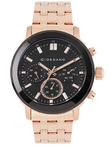 Giordano Analog Black Dial Men's Watch 1866-22 - Kamal Watch Company
