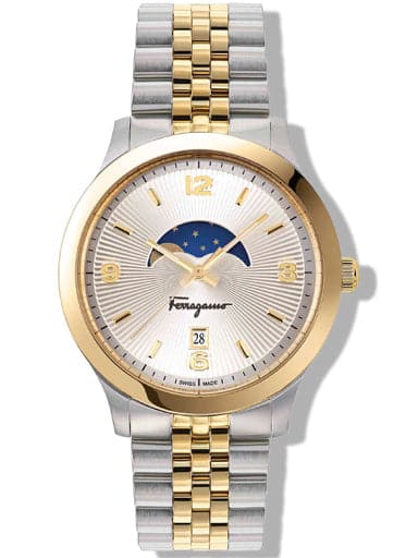 SALVATORE FERRAGAMO Duo Moon Phase Men's Watch SFMO00222 - Kamal Watch Company