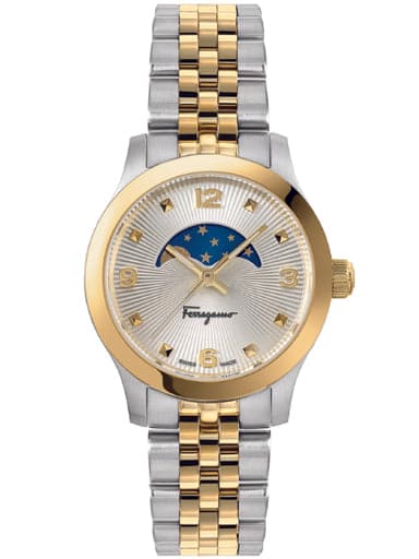 SALVATORE FERRAGAMO Ferragamo Duo Moonphase Bracelet Watch SFMN00222 - Kamal Watch Company