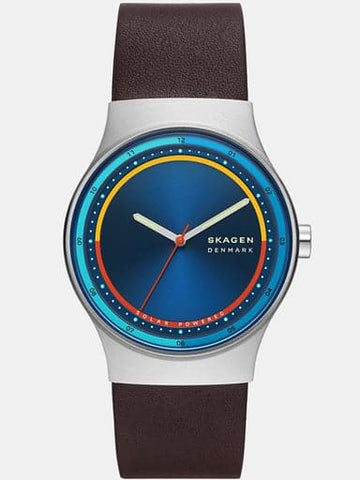 Skagen Sol Solar-Powered Stainless Steel Watch with Leather SKW6794I - Kamal Watch Company