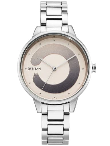 TITAN Purple Glam It Up Brown Dial Stainless Steel Strap Watch 2648SM06 - Kamal Watch Company