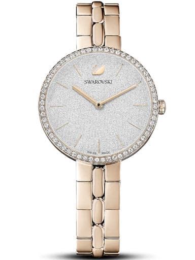 SWAROVSKI Cosmopolitan watch Metal bracelet, Gold-tone, Champagne gold-tone finish 5517794 - Kamal Watch Company