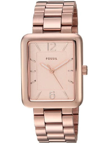 FOSSIL Atwater Rose Gold Dial Rose Gold-tone Ladies Watch ES4156I - Kamal Watch Company