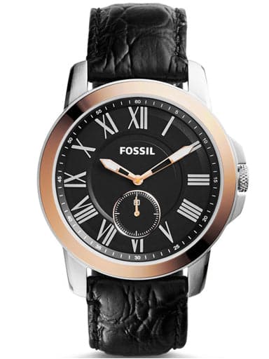 Fossil Grant Analog Black Dial Men's Watch FS4943 - Kamal Watch Company