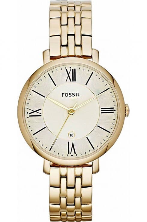 Fossil Women's Jacqueline Analog Gold Watch ES3434 - Kamal Watch Company