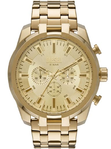 DIESEL Split chronograph gold-tone Stainless steel watch DZ4590I - Kamal Watch Company