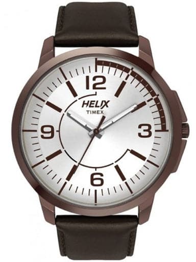 Helix Analog Silver Dial Men's Watch TW027HG17 - Kamal Watch Company