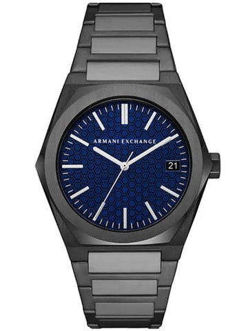 Armani Exchange Three-Hand Date Gunmetal Stainless Steel Watch AX2811 - Kamal Watch Company