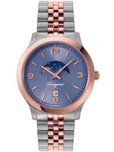 SALVATORE FERRAGAMO Ferragamo Duo Moonphase Bracelet Watch SFMO00322 - Kamal Watch Company