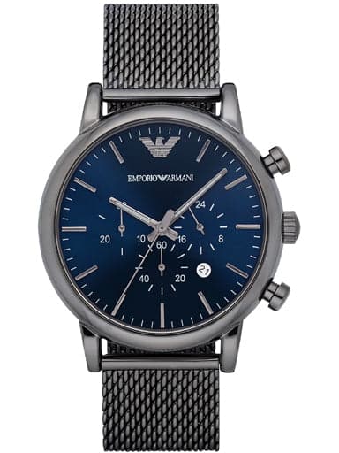 Emporio Armani Men's Dress Gunmetal Watch AR1979 - Kamal Watch Company