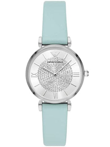 Emporio Armani Two-Hand Blue Leather Watch AR11443 - Kamal Watch Company