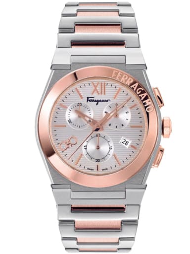 SALVATORE FERRAGAMO Vega Chrono Bracelet Watch SFMR00622 - Kamal Watch Company