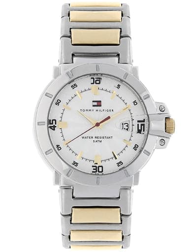 Tommy Hilfiger White Dial Silver Stainless Steel Strap Watch Ncth1790514