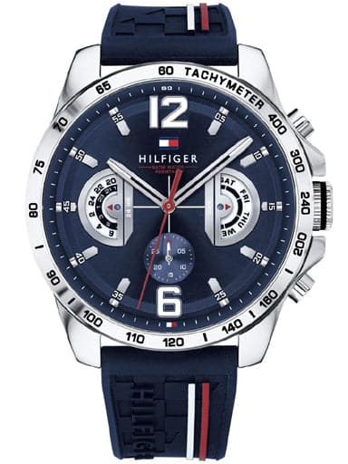 TOMMY HILFIGER Blue Dial Blue Silicone Strap NCTH1791476 - Kamal Watch Company