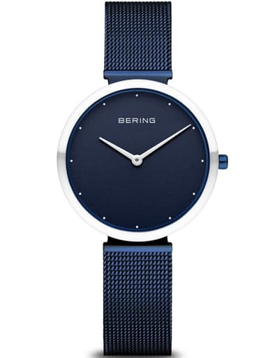 BERING Classic | polished blue | 18132-397 - Kamal Watch Company