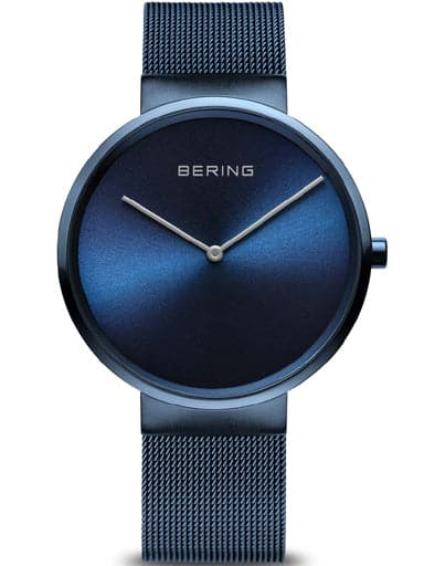 BERING Classic | polished/brushed blue | 14539-397 - Kamal Watch Company